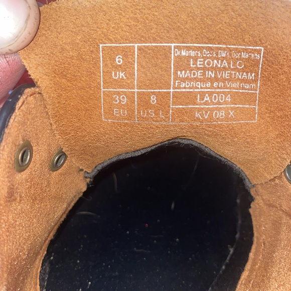 DR MARTENS LEONA LO OXFORD SZ 39 EU/ 8 US WOMEN - Picture 7 of 9